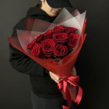 Букет из красных роз 40 см