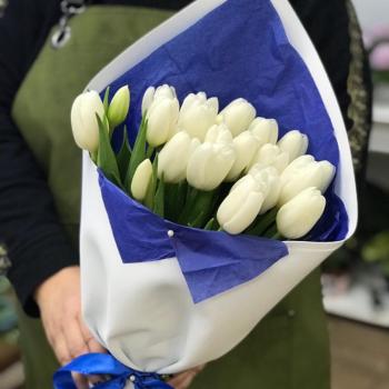 Белые тюльпаны 23 шт. articul  30195sch