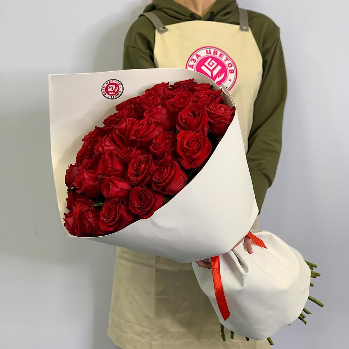 Букет из красных 50 см роз