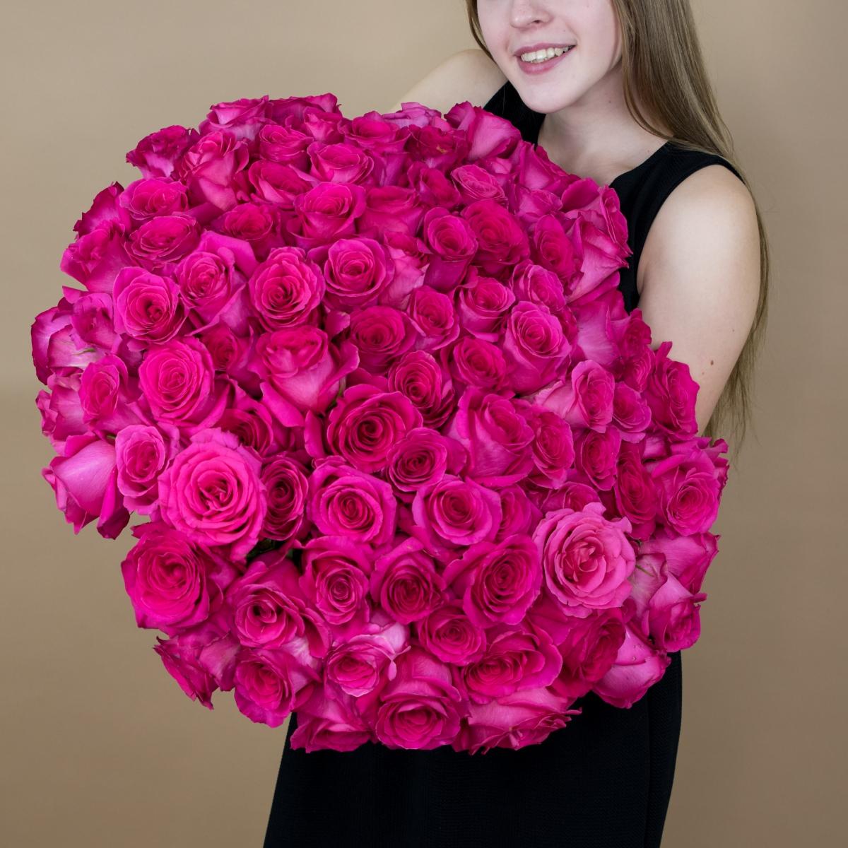 Букет из розовых роз 75 шт. (40 см) Артикул: 8085s