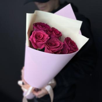 Композиция из розовых роз 40 см