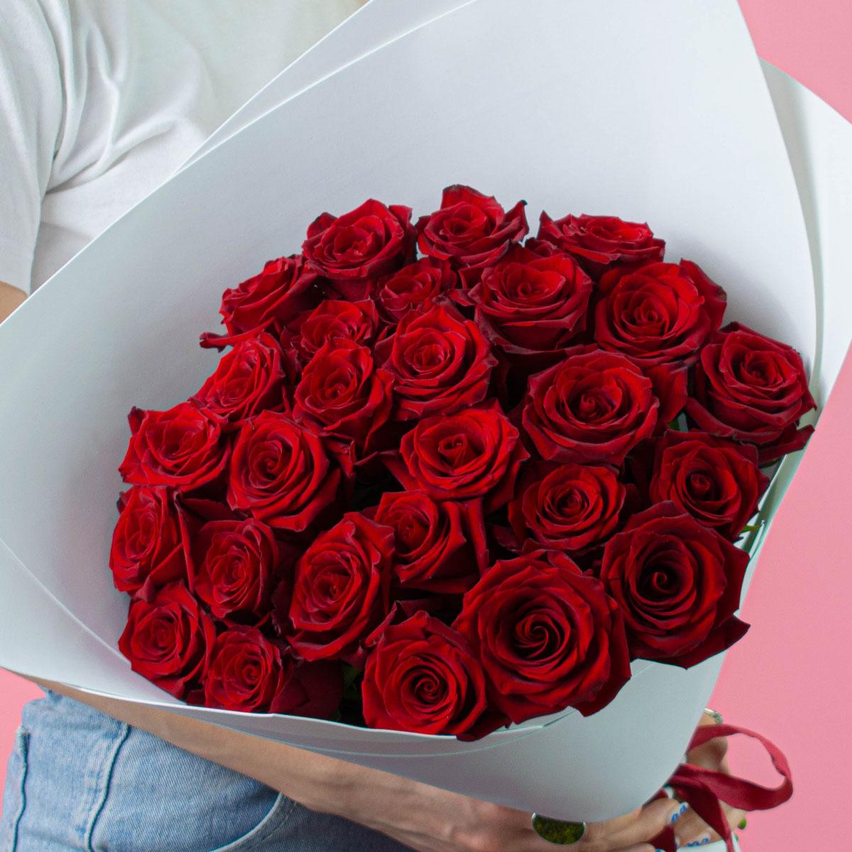 Розы Эквадор 40 см (Красный)