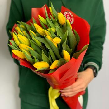 Тюльпаны желтые 25 шт (артикул  12690sochi)